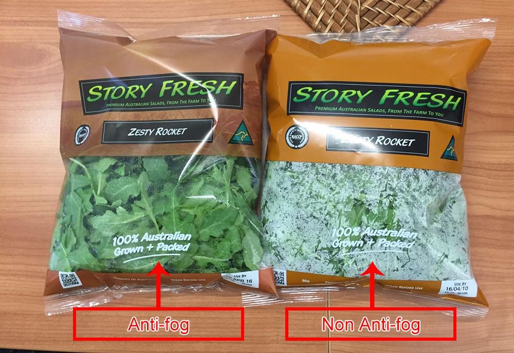 Biyo-zanmitay Fresh Legim plastik Bag Anti-bwouya Bio-friendly Fresh Vegetable Plastic Bags Anti-fog