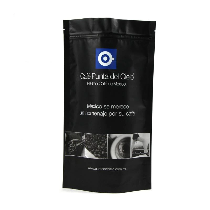 Aluminum Foil Stand Up Coffee Zipper Pouch