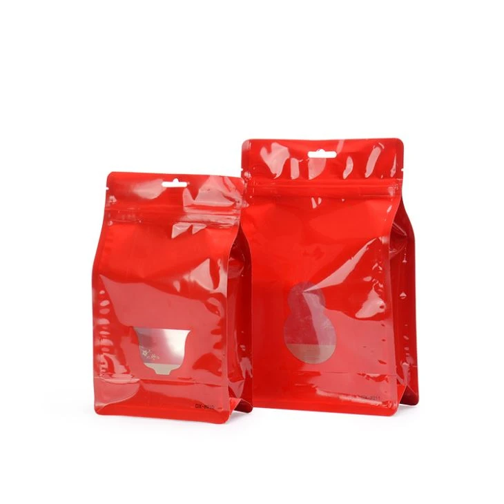 Aliminyòm Foil Boxpouch Avèk fenèt