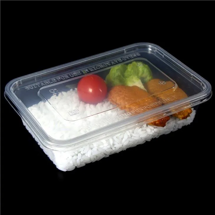 Transparan Ekolojik Zanmitay Microwavable Takeaway Manje jetab