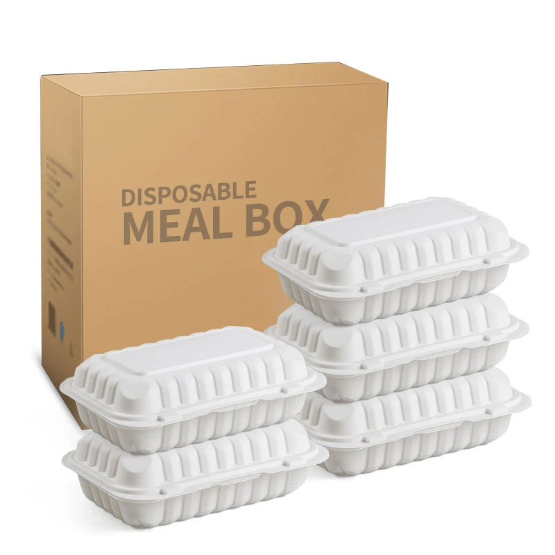Biodégradables Manje Emballage Eco Containers Manje Cho Clamshell Containers ...