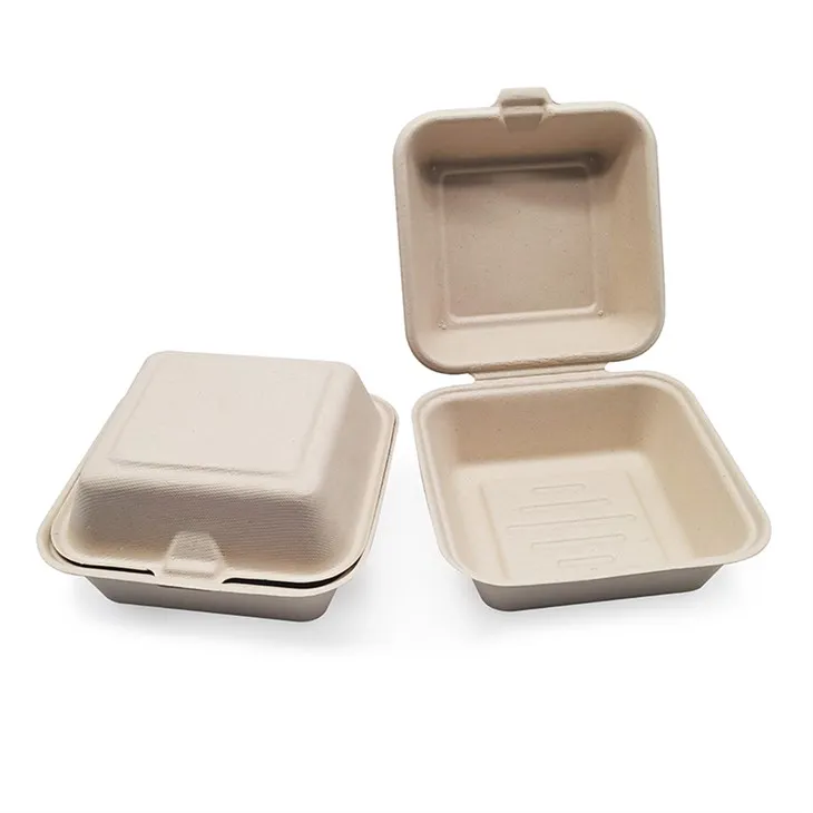 Clamshell Papye Manje Container