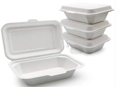Bagasse Pou Ale Kontenè Ak Kouvèti