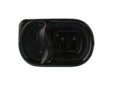 Manje Container Divider Leakproof Microwavable konjelasyon an sekirite