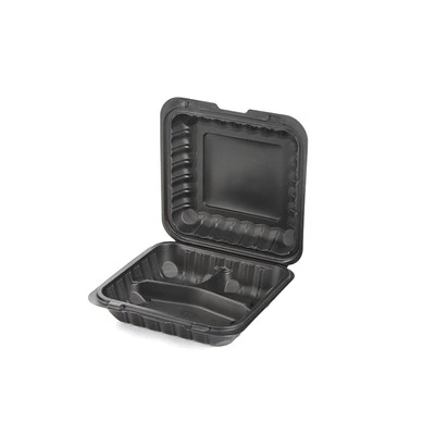 Kontenè manje plastik pou Takeaway