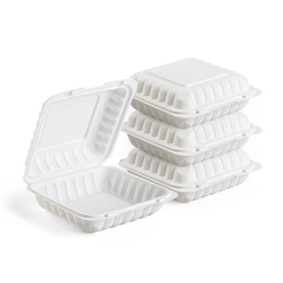 Resipyan Manje Clamshell Blan