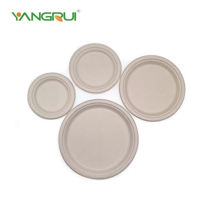Bagasse Round Plate