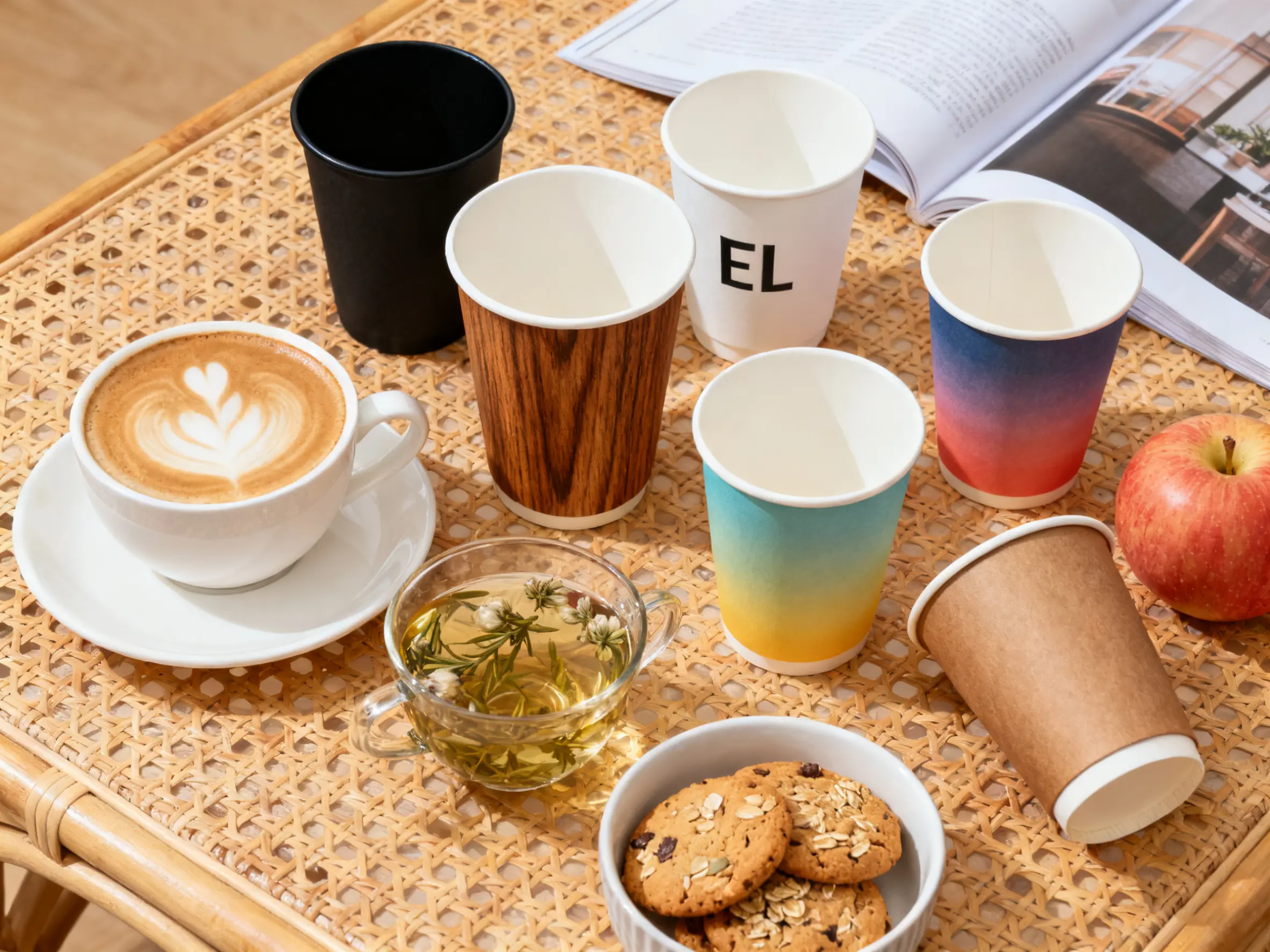 drinking paper cups