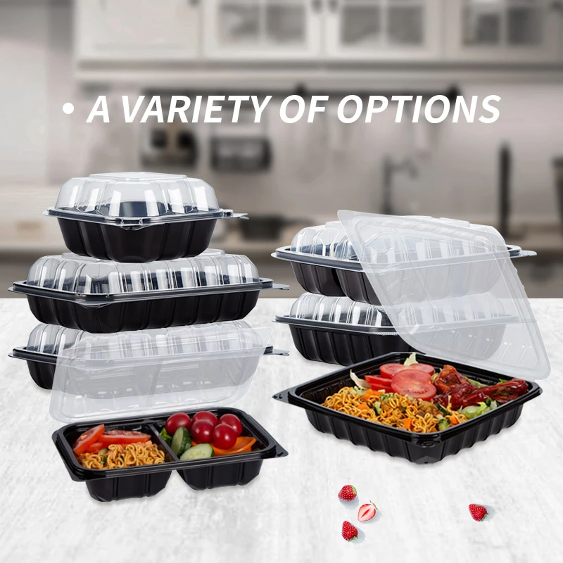 3 compartment take out containers